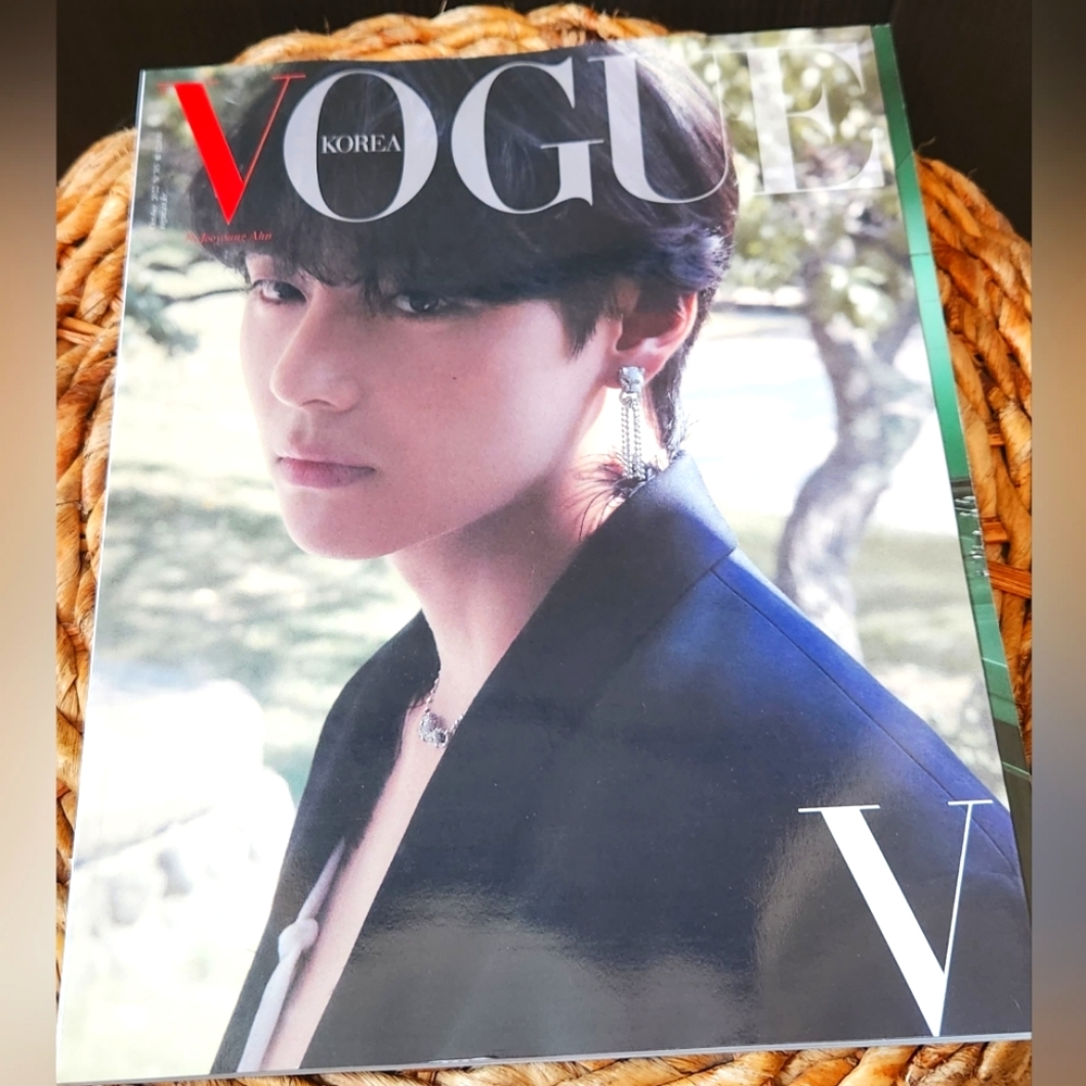 Limited Edition Vogue Korea Magazine with V of BTS cover